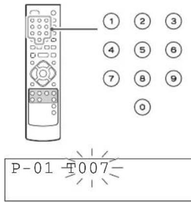 TEAC CRH238I B - Select a track/file using the Numeric buttons. - 1
