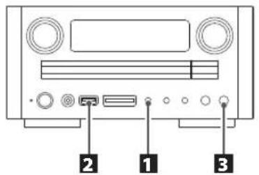 TEAC CRH238I B - Lecture USB - 1