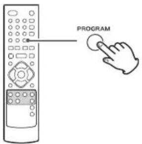TEAC CRH238I B - Press the PROGRAM button in the stop mode. - 1