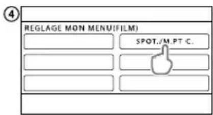 SONY Handycam DCRSX65ES - Utilisation de MON MENU - 4