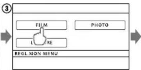 SONY Handycam DCRSX65ES - Utilisation de MON MENU - 3