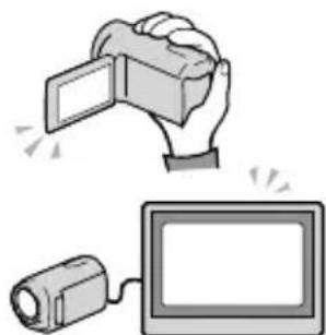 SONY Handycam DCRSX65ES - Lecture de films et de photos - 1