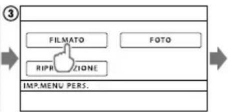 SONY Handycam DCRSX65ES - Uso di MENU PERSONALE - 3