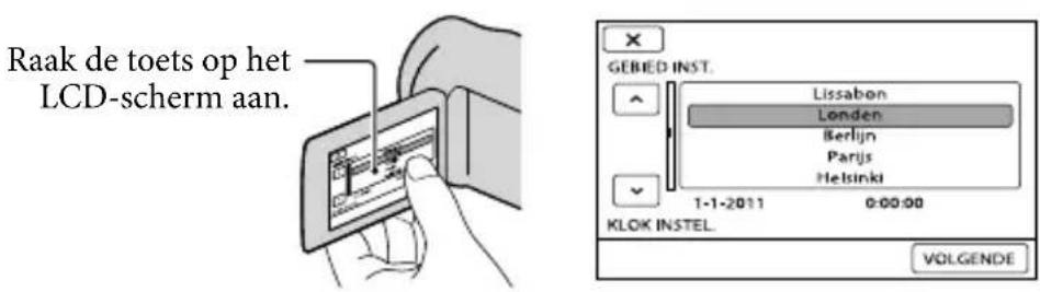 SONY Handycam DCRSX65ES - Stap 2: de stroom inschakelen en de datum en杆菌 instellen - 2