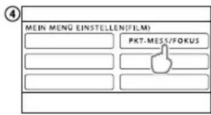 SONY Handycam DCRSX65ES - Verwendung von MEIN MENU - 4