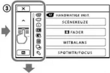 SONY Handycam DCRSX65ES - Menu's bedienen - 3