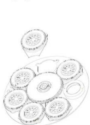 Futurelight PHS750E - Einsetzen/Austauschen von Hobos - 6