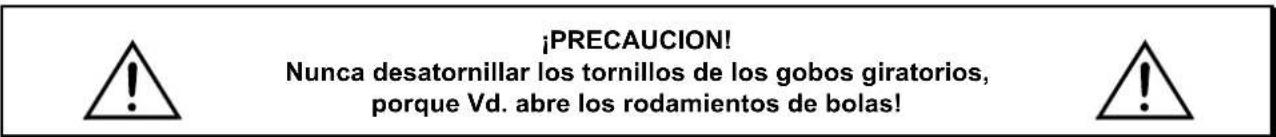 Futurelight PHS1200E - Insertar/reemplazar gobos - 2