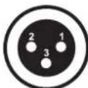 Futurelight PHW750E - Occupation de la connection XLR: - 1