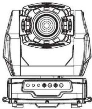Futurelight PHW1200E - DMX-512 connection / connection between fixtures - 2