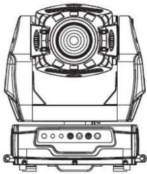 Futurelight PHW1200E - DMX-512 connection / connection between fixtures - 3