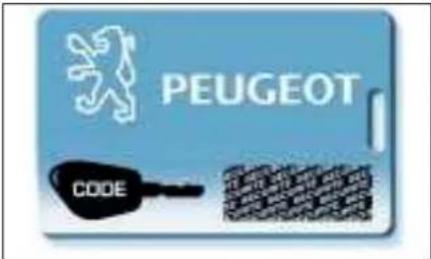 PEUGEOT 206 CC (2001) - Antidémarrage electronique - 1