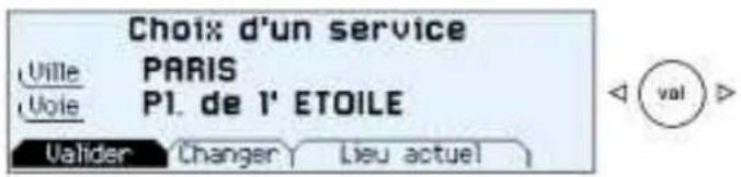 PEUGEOT 206 CC (2001) - Choix d'un service - 1