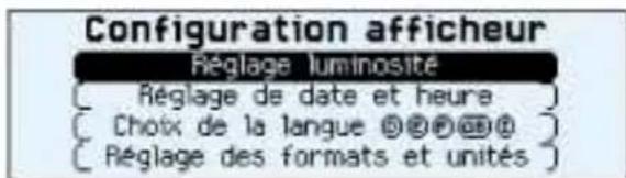 PEUGEOT 206 CC (2001) - Configuration afficheur - 1