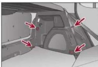 SKODA Fabia (2010) - Eléments de fixation - 1