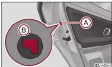 SKODA Fabia (2010) - Verrouillage de secours des portieres - 1