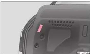 SKODA Fabia (2010) - Eclairage du coffre à bagages - 1