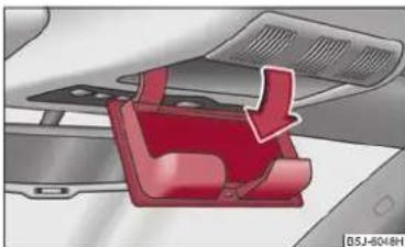 SKODA Fabia (2010) - Rangement pour lunettes* - 1