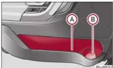 SKODA Fabia (2010) - Vide-poches dans les portes AV - 1