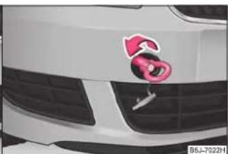 SKODA Fabia (2010) - Oeillets de remorquage avant - 2