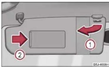 SKODA Fabia (2010) - Pare-soleil - 1