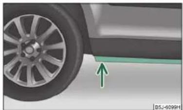 SKODA Fabia (2010) - Franchissement d'une nappe d'eau sur la route - 1