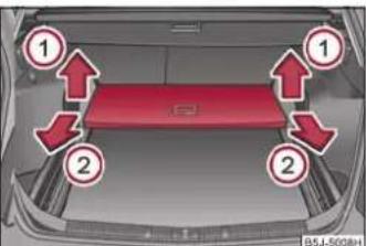 SKODA Fabia (2010) - Plancher de chargement variable dans le coffre à bagages* (Combi) - 2