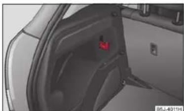 SKODA Fabia (2010) - Crochets rabattables\* - 1