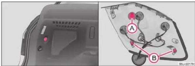SKODA Fabia (2010) - Bloc optique arrêté - 1