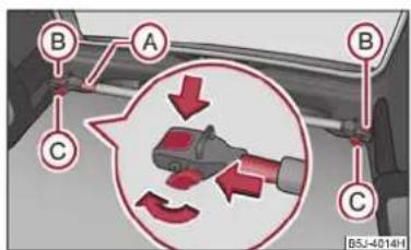SKODA Fabia (2010) - Pose d'une barre transversale - 1