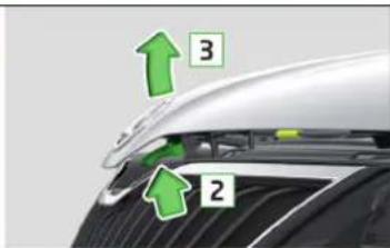 SKODA Rapid (2014) - Ouverture et fermetre du capot moteur - 2