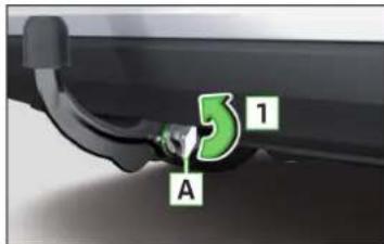 SKODA Rapid (2014) - Retirer la boule d'attelage - 1ere etape - 1