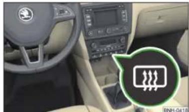 SKODA Rapid (2014) - Chauffage de la lunette arrête - 1