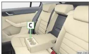 SKODA Rapid (2014) - Porte-gobelet - 3