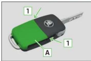 SKODA Rapid (2014) - Remplacement de la pile dans la clé à télécommande - 1