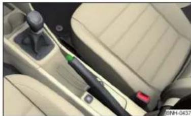 SKODA Rapid (2014) - Frein a main - 1