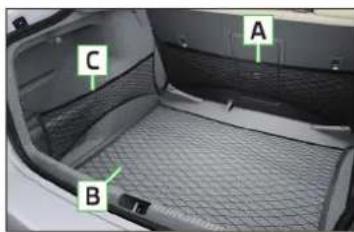 SKODA Rapid (2014) - Filets de fixation - 1