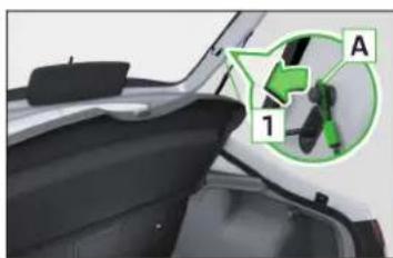 SKODA Rapid (2014) - Tablete du coffre à bagages - 1