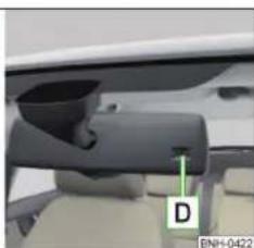 SKODA Rapid (2014) - Rétroviseur interieur - 3