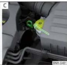 SKODA Rapid (2014) - Demarrage assisté par la batterie d'un autre vehicule - 4
