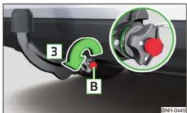 SKODA Rapid (2014) - Retirer la boule d'attelage - 1ere etape - 3