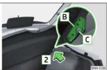 SKODA Rapid (2014) - Tablete du coffre à bagages - 2