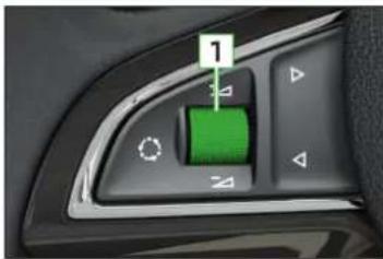 SKODA Rapid (2014) - Commande du téléphone à partir du volant multifonction - 1
