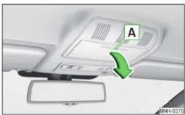 SKODA Rapid (2014) - Compartment à lunettes - 1