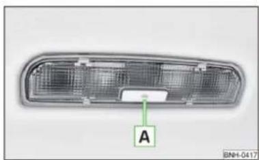 SKODA Rapid (2014) - Eclairage interieur arriere - 1