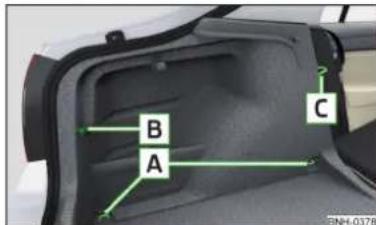 SKODA Rapid (2014) - Éléments de fixation - 1