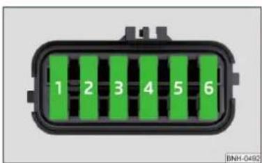 SKODA Rapid (2014) - Disposition des fusibles du compartmente menteur - 1
