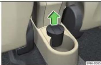 SKODA Rapid (2014) - Cendrier - 2