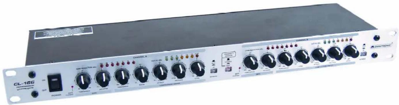 Omnitronic CL166 - COMPRESSOR | LIMITER | GATE - 1