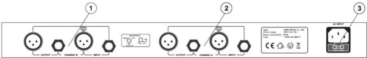 Omnitronic CL166 - Rear panel - 1
